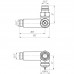 Терморегулюючий кран , G1/2" Терморегулюючий кран , G1/2"